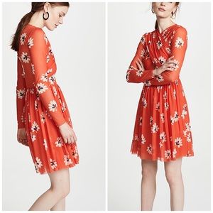 GANNI TILDEN MESH DRESS S